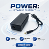 12.6V 4A 16.8V3A 29.4V2A Lithium Battery Charger for DC5521 Fast Charging Adapter for Ebike Scooter Power Supply Adapter